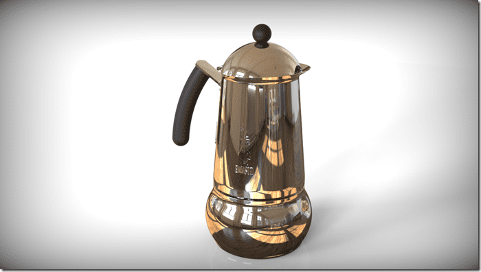 Rhinocéros 3D Cafetiere Bialetti